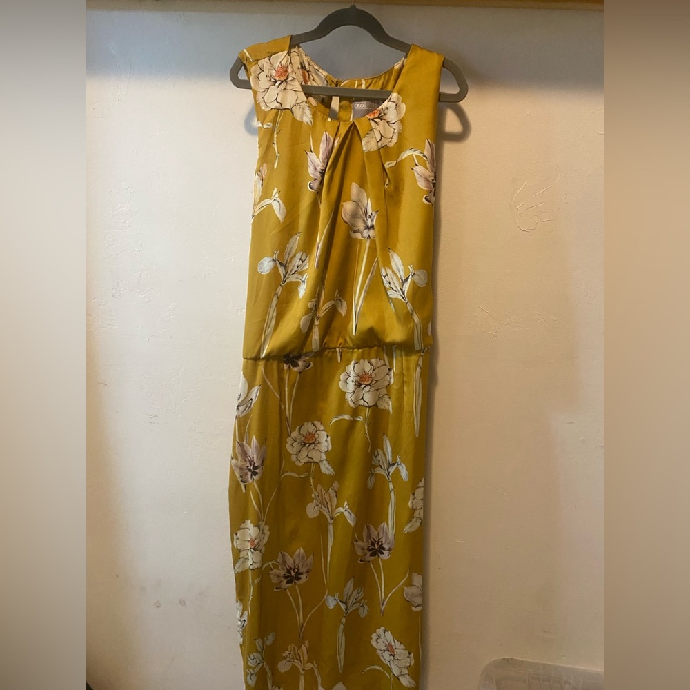 ASOS Yellow Floral Dress